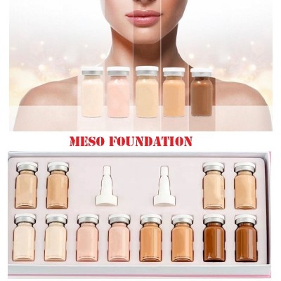 Custom BB Cream Derma Pen Mesowhite Serum Electric Microneedling Machine Meso Foundation For Face Whitening Acne Anti-wrinkle